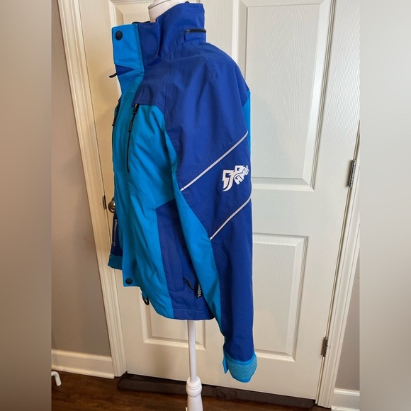 HMK Action 2 Blue Snowmobile Ski Jacket with Zip Pockets - Picture 5 of 16